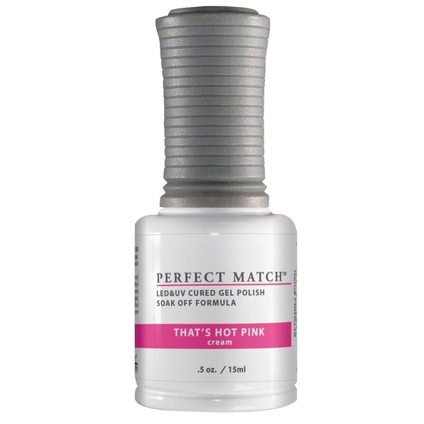 LeChat Perfect Match Gel Polish, That's Hot Pink, 0.5 Fl Oz (PMS38)