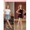 leg elegant 2 Pairs Ballet Tights for School Girls Toddler