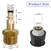 Buaak High Pressure Washer Adapter, M22 14mm Quick Connect Adapter