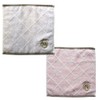 Flower Initial Towel Handkerchief 546519-28 (25/R) Nicot Cotton Gift Cotton