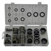 Hydraulic Sealing Rings with Rubber Lip, 150-Piece Sealing Rings Assortment