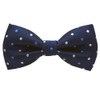 Bowties.jp bd026 Navy Dot Bowtie, Bowtie, Easy to Wear Type,
