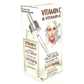 SPA Cosmetics Vitamin C & Vitamin E, B3 Brightening Face Serum with Anti-Aging Ingredients
