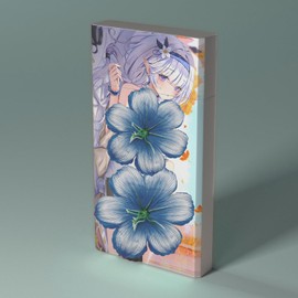 Anime Girl Cool Lighter Jet Torch,Refillable Windproof Torch Flame Adjustable Lighters,BBQ Candles Camping (Butane Not Included) (w1)