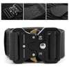 Outdoor Male Multifunction Nylon Tactics Waist Belt for Camping Climbingblack