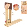 GHDVOP Racing Pony Leather Craft Folding Tabletop Stitching Tree 360