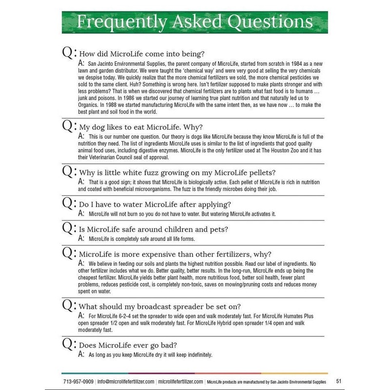 MicroLife Ultimate (8-4-6) Professional Grade Granular Organic Fertilizer for...