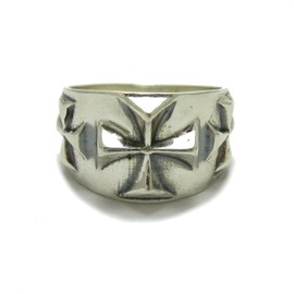 Sterling silber 925 ring Malteserkreuz R001782 Empress