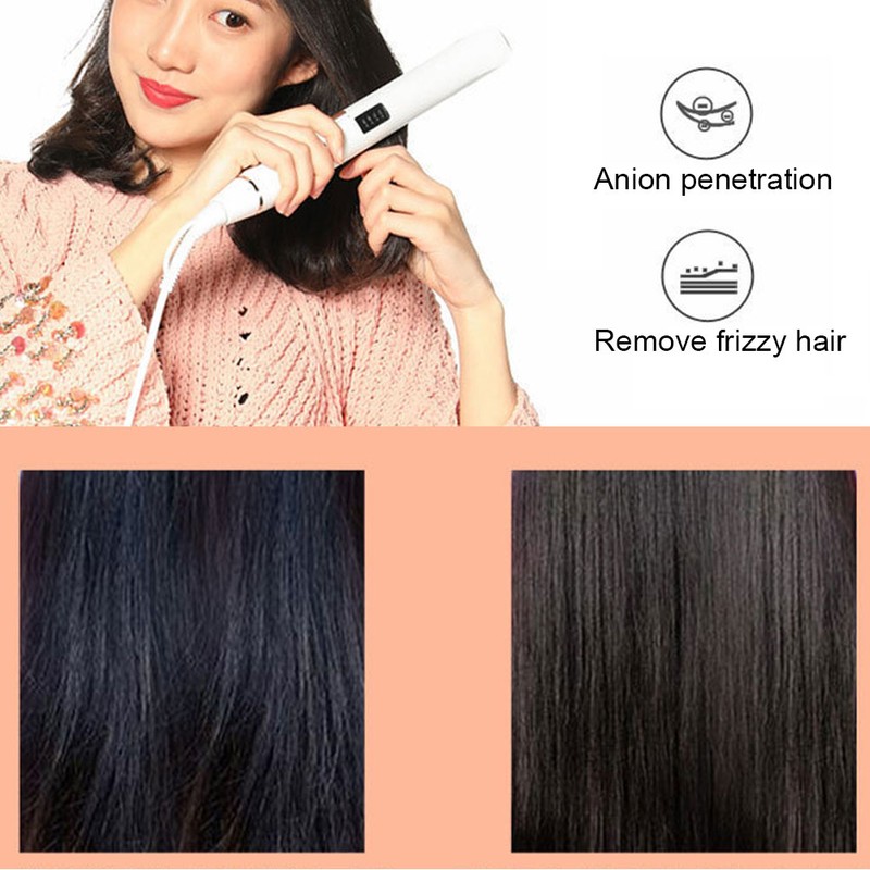 Hair Curler Hair Straightener Fast Heating LCD Digital Display Hair