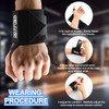 Handgelenk Bandagen - Polyester Baumwolle Gym Zubehör - Wrist Wraps