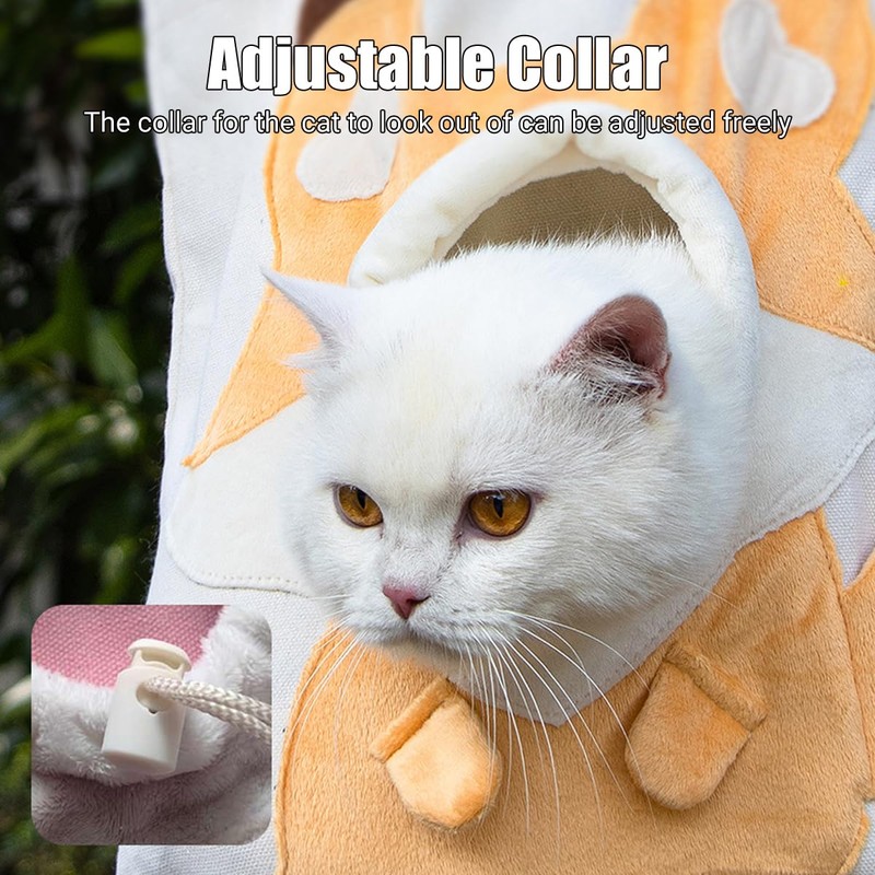 AIMALL Animal Shoulder Outcrop Cat Bag - Portable Canvas Pet