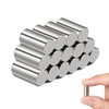 15 Pcs Cylindrical Magnetic Rods,Strong Rare Earth Magnets, Fridge Magnets,Magnetic