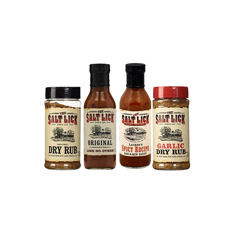 Salt Lick Favorites Assortment, one each of Original Dry Rub,