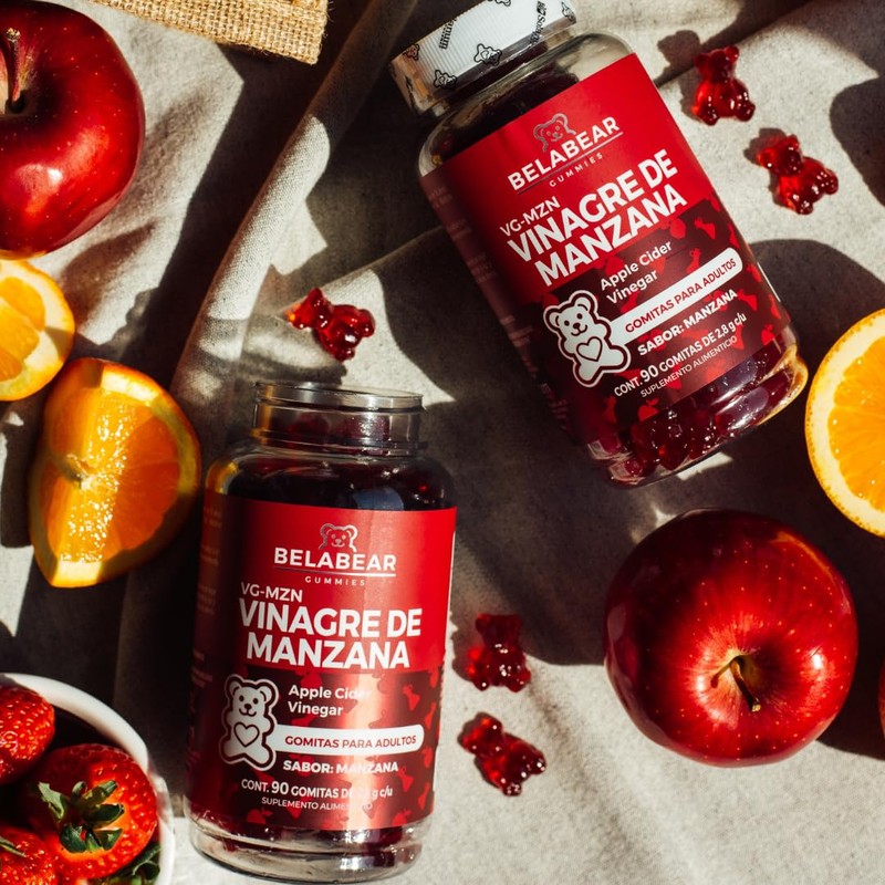 BELABEAR - Vinagre de Manzana 90 Gomitas by Belabear