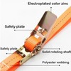 4Pcs Ratchet Straps Heavy Duty, 1” x 20ft Ratchet Strap