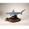 Hammerhead Shark Sculpture by John Perry Airbrushed 12 in long
