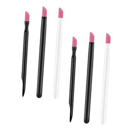 Vaguelly Nail Art Polishing Pen Set of 3 Ceramic and Quartz Tips for Dead Skin Removal and Manicure Care Suitable for Home and Professional Use