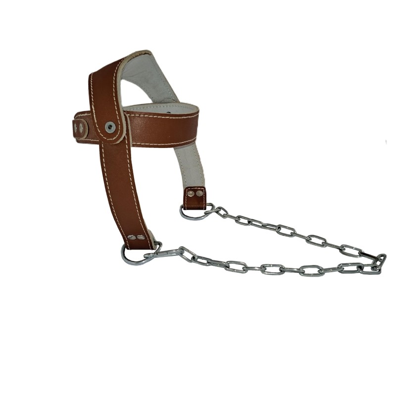 Force of Habit Head Harness Leather 24" Steel Chain Roller