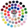 NUOSYI 52PCS Flower Bows Alligator Hair Clips for Cat Dogs