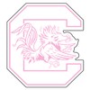 South Carolina Decal (PINK C GAMECOCK DECAL (3''4''6''12''18''), 4 in)