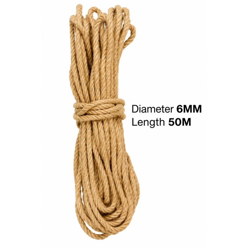 Natural Sisal Rope for Cat Scratching Posts – 20M/50M DIY