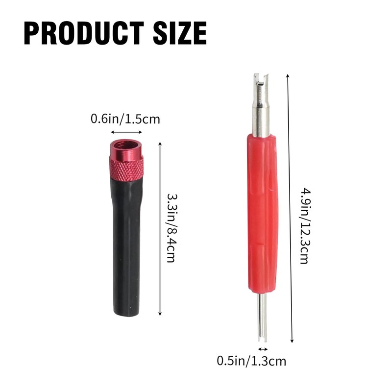 UOIENRT EVAP Maintenance Port Adapter Connector Kit with Valve Removal