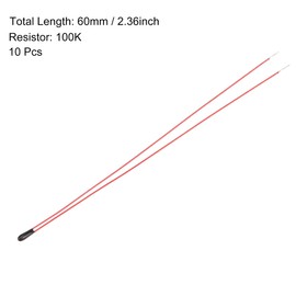 sourcing map 10pcs 100K 3590B 1% NTC Thermistors Resistors Temperature Sensor