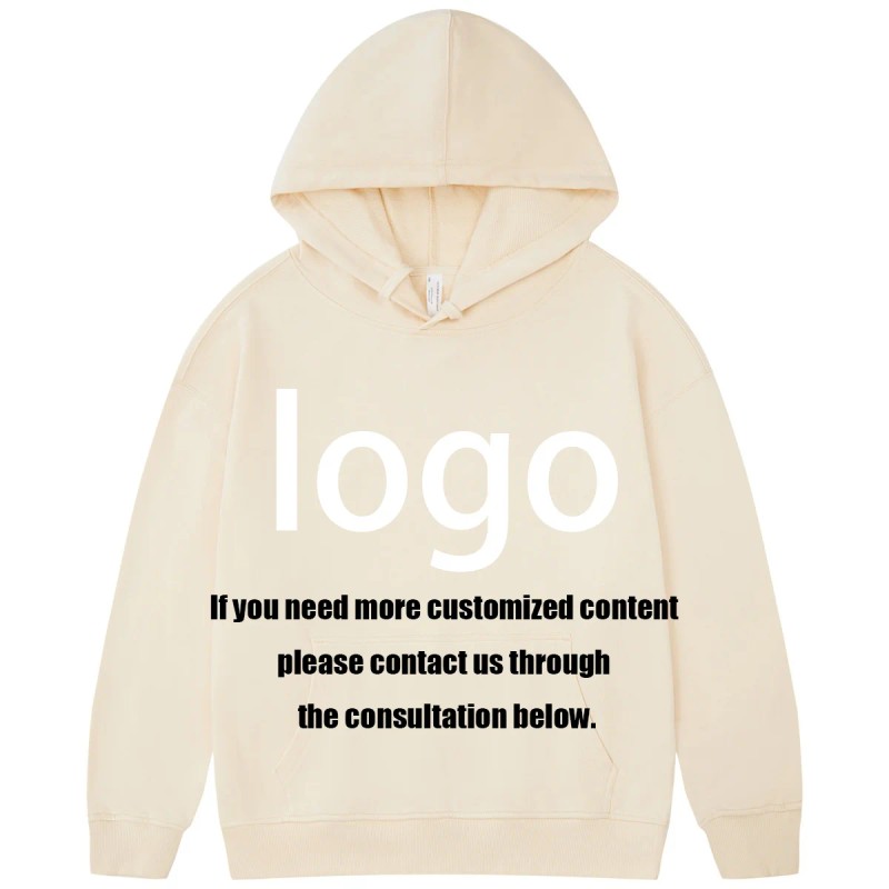 Classic Casual Drop Shoulder Terry Cotton Hooded Sweatshirt Top Grade