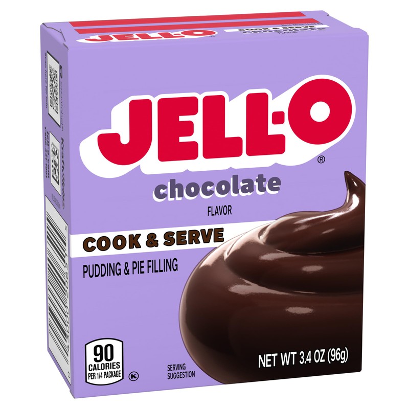 JELLO Chocolate Pie Filling Mix (3.4oz Boxes, Pack of 6)