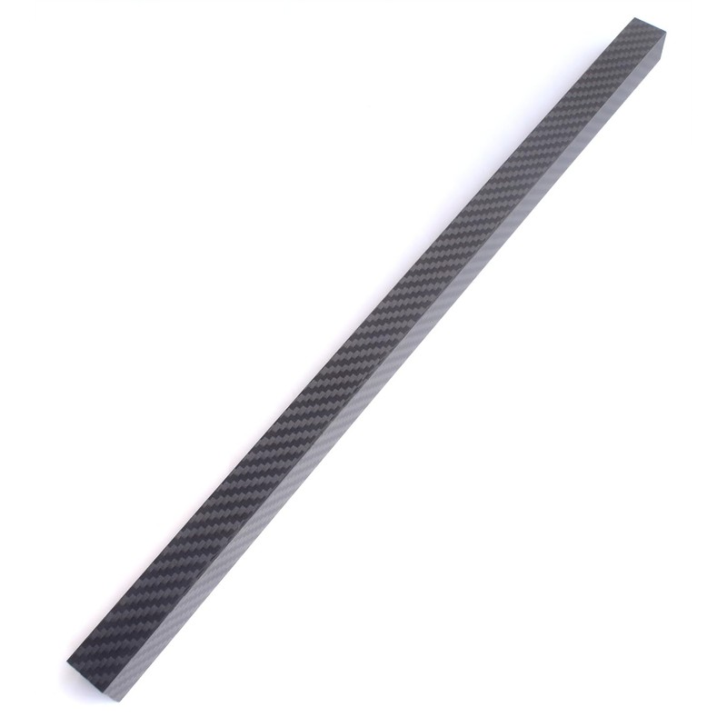 1pcs Square Carbon Fiber Tube 20x20x420MM,1.0MM Wall Thickness,12/16/25MM Available,3K Roll
