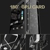 PCIE 4.0 X16 Extreme Flexible 180 Degree High Speed GPU