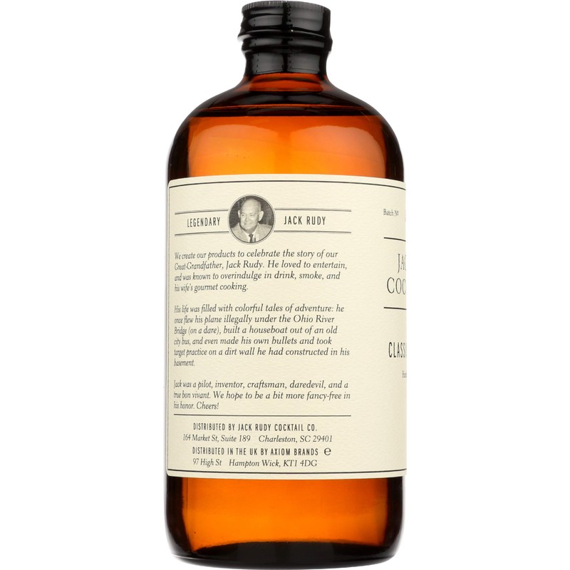 JACK RUDY COCKTAIL CO Small Batch Cocktail Tonic, 17 FZ