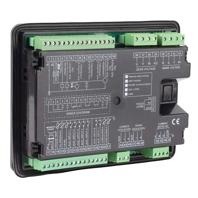 Generator Controller LCD Screen Remote Control DGS7220CAN Automatic Start Module