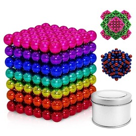 252 Pcs Juguetes Apilables, Bolas de Colores para Aliviar el Estrés con Caja de Almacenamiento