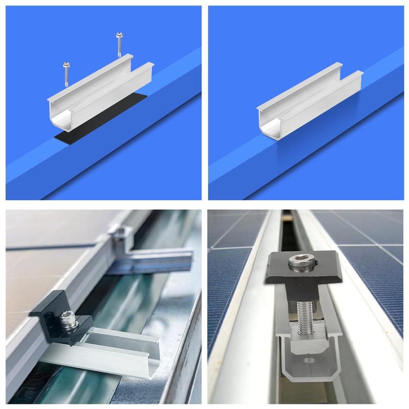 WUFANC Solar Panel Mount - Solar Panel Mount with 12