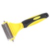 Pet Dematting Comb Stainless Steel Effective Ergonomic Pet Deshedding Tool