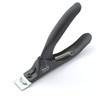 Beauty Plus Acrylic False Nail Clipper Stainless Steel Nail Tip Cutter Trimmer Fake Nail Clippers for Nail (Black)