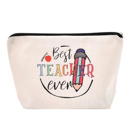 Teacher Appreciation Gift Cosmetic Bag Birthday Retirement Graduaton Gifts for End of Year Teachers Makeup Bags