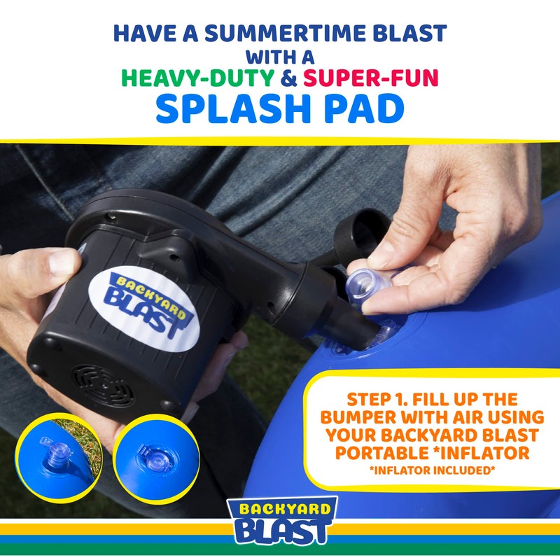 BACKYARD BLAST 8’ x 6’ Splash Zone, Water Slide Splash