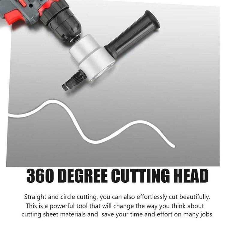 Double Head Sheet Metal Cutter, Versatile Metal Sheet Double Nibbler