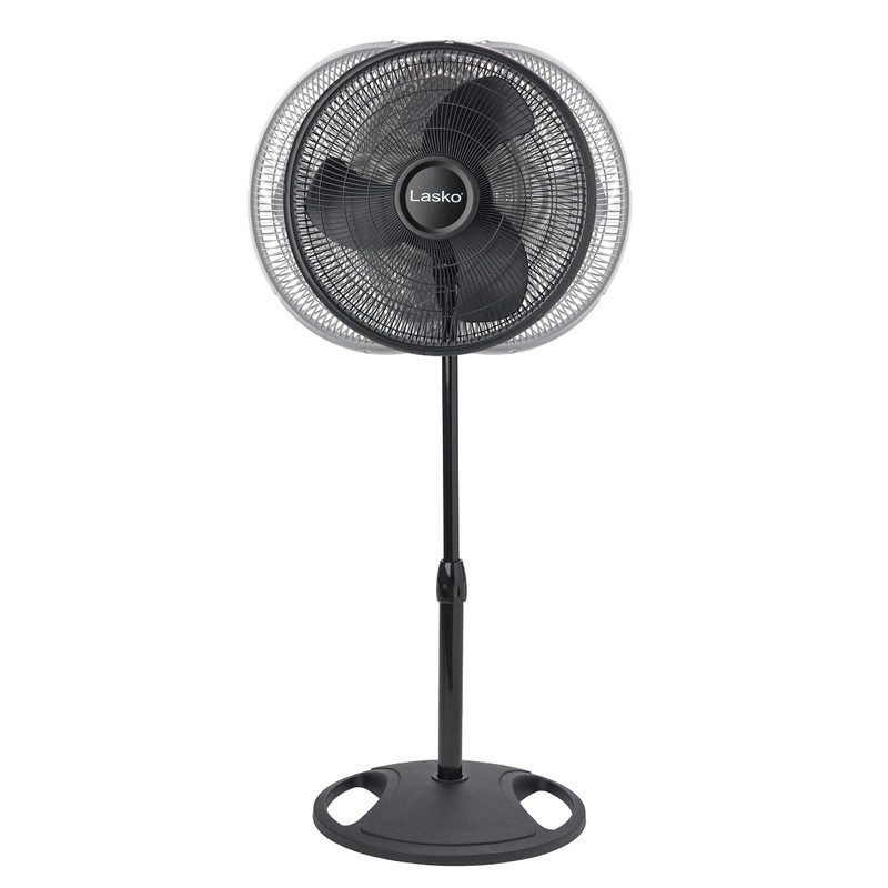Lasko 2521 16 Inch 3-Speed Quiet Adjustable Tilting Wide-Area Oscillating