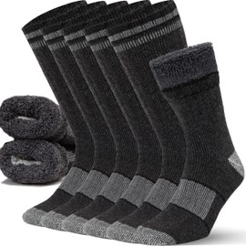 B&P High-Performance Wool Socks Mens - Merino Wool Socks with No-Itch Comfort and Anti-blister Cushioning