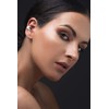 Gold Sterling Silver Ear Cuff Earring, Greek Ear Cuff for
