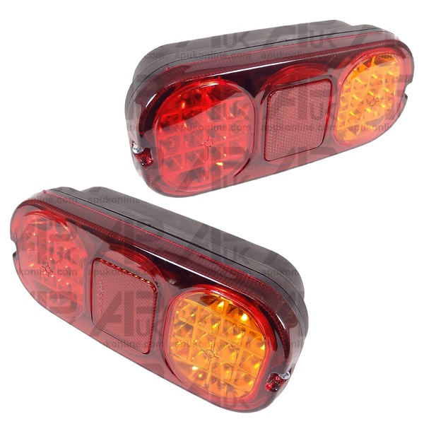 APUK 2x Rear LED Stop Tail Brake Light Unit Replacement