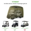 10L0L Universal 2-4 Passenger Golf Cart Cover for EZGO, Club