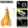 Fishing Trolling Lures- 5PCS Saltwater Trolling Skirted Lures Offshore Big