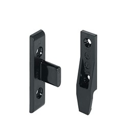 Keku Drop On/Hook On Push in Plinth Fasteners Fittings Press Fit Panel Clips x10