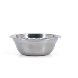 Petsoigné 2 x Interchangeable Bowls Stainless Steel for Cat Bowls Dog Bowl Set Ceramic and Stainless Steel (Interchangeable, Stainless Steel)