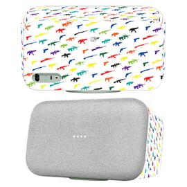 MightySkins Skin Compatible with Google Home Max - Fun Guns | Protective, Durable, and Unique Vinyl Decal wrap Cover | Easy to Apply | Made in The USA