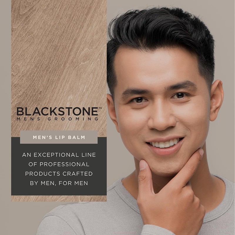 Blackstone Moisturizing Lip Balm Set 3 pack Coconut, Natural Mint,